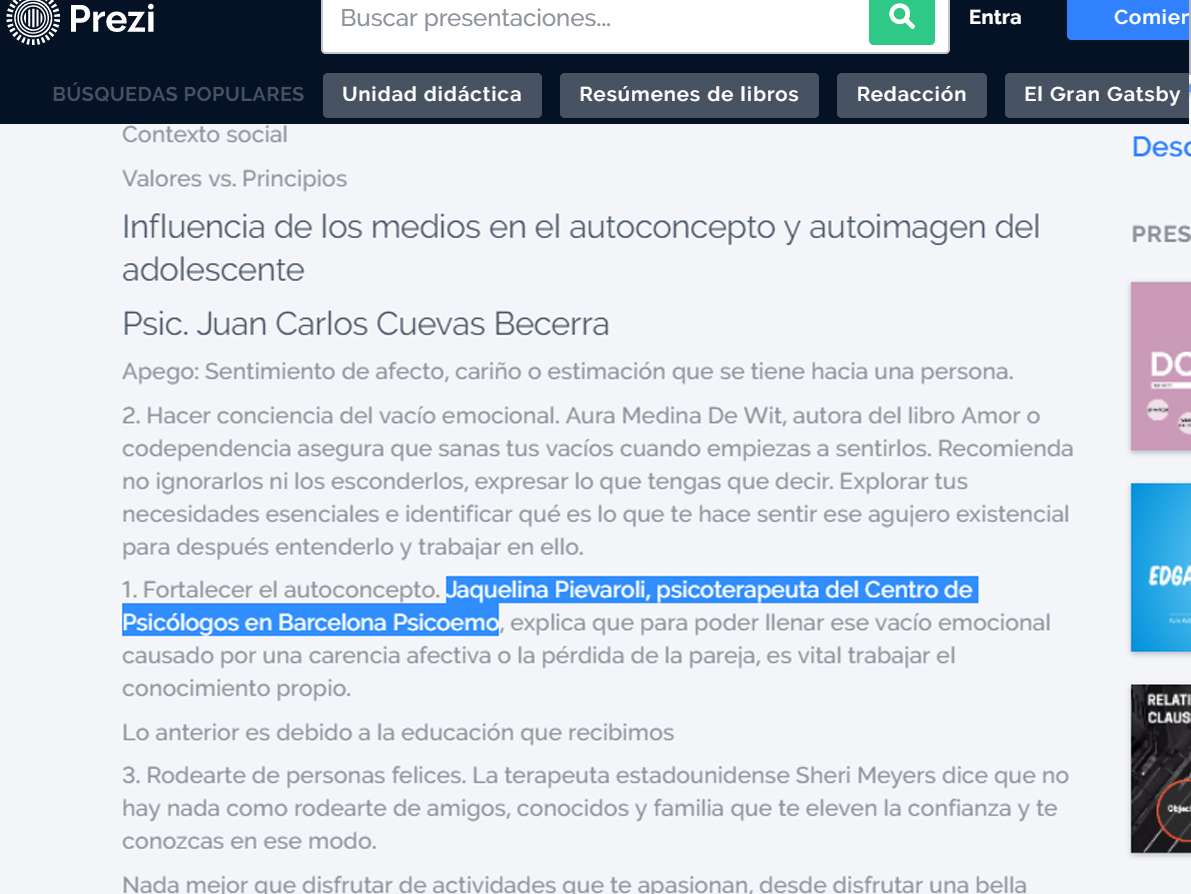 Vacio emocional y autoconocimiento