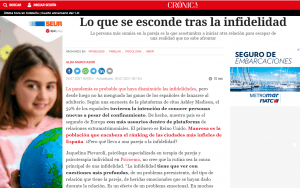 Lo que se esconde tras la infidelidad Revista Cronica Entrevista Jaquelina PIevaroli